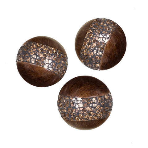Creative Scents Schonwerk orbs front view showing warm walnut look and durable finish