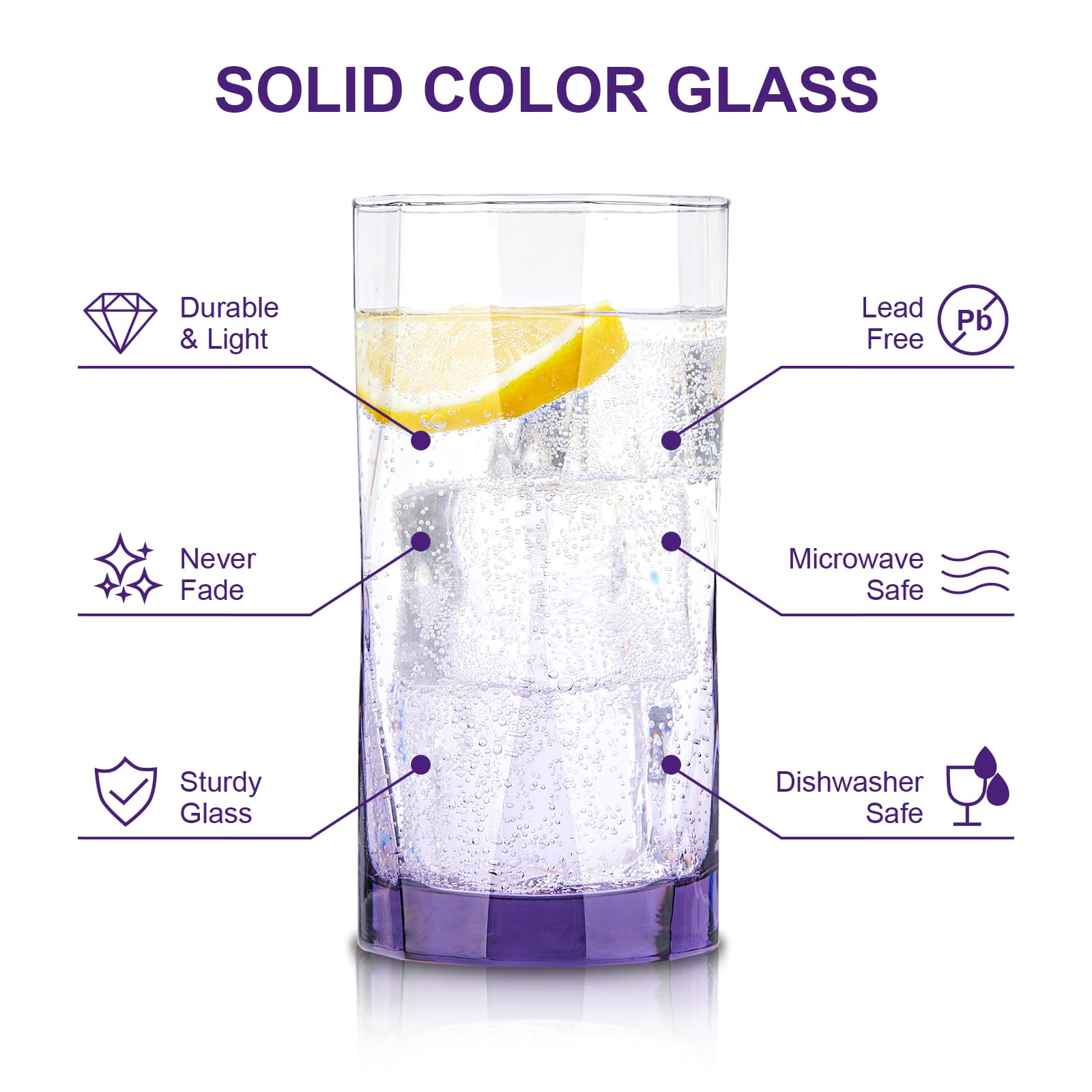 CREATIVELAND side profile showing smooth interior and sturdy glass rim for comfort