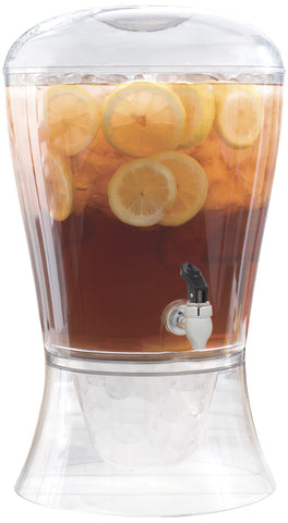 CreativeWare clear front view showing full dispenser and elegant presentation benefit