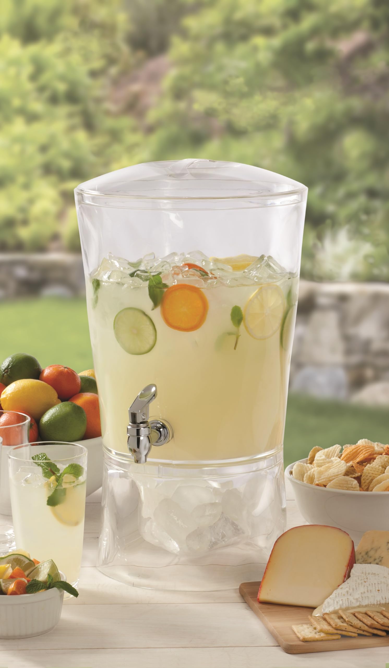 CreativeWare next to a gallon jug showing 3-gallon capacity and scale