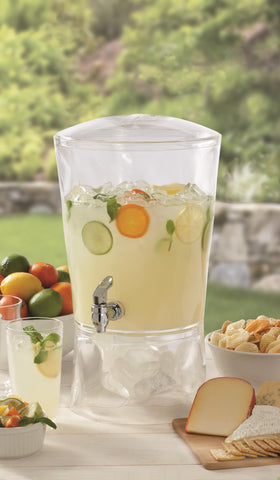 CreativeWare next to a gallon jug showing 3-gallon capacity and scale