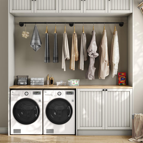 Crehomfy three S-hooks detail for hanging accessories and optimizing space