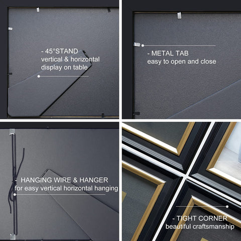 CREKERT frame on office wall with decor, creates professional focal point