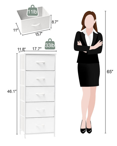 Crestlive storage tower inside closet illustrating space-saving organization benefit