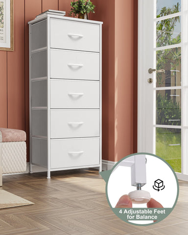 Crestlive side profile showing slim footprint to maximize small-space storage