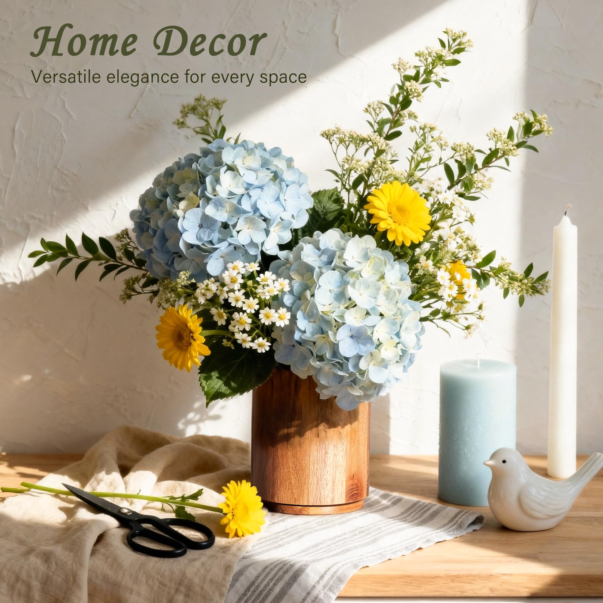 Criusia crocks on kitchen counter enhancing farmhouse-modern decor