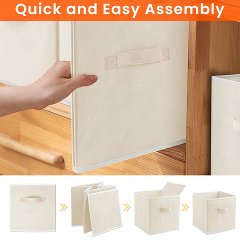 Criusia cube filled with folded clothes showing neat garment storage