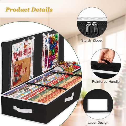 Criusia internal removable dividers organizing rolls to prevent shifting