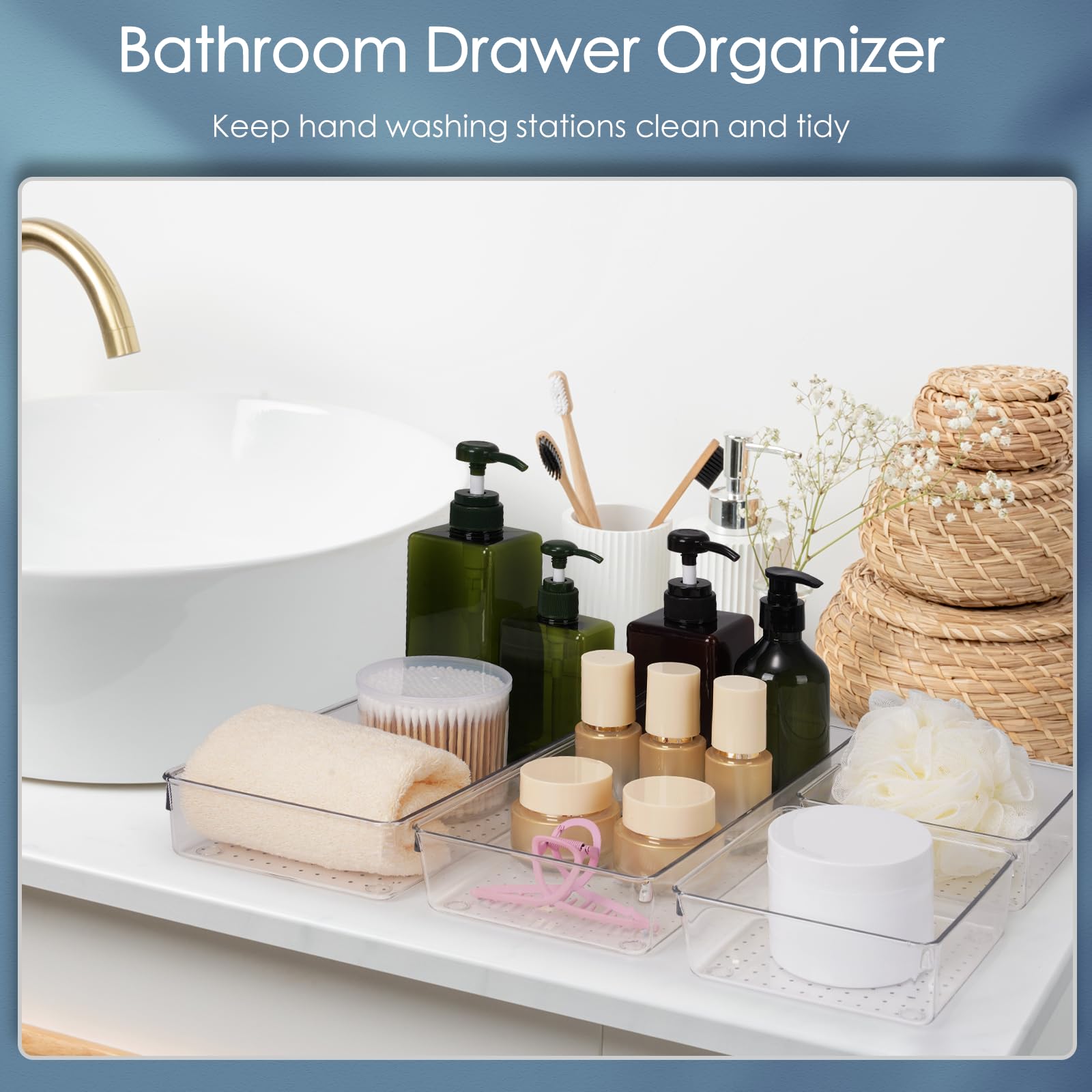 Criusia kitchen drawer with trays organizing utensils for efficiency