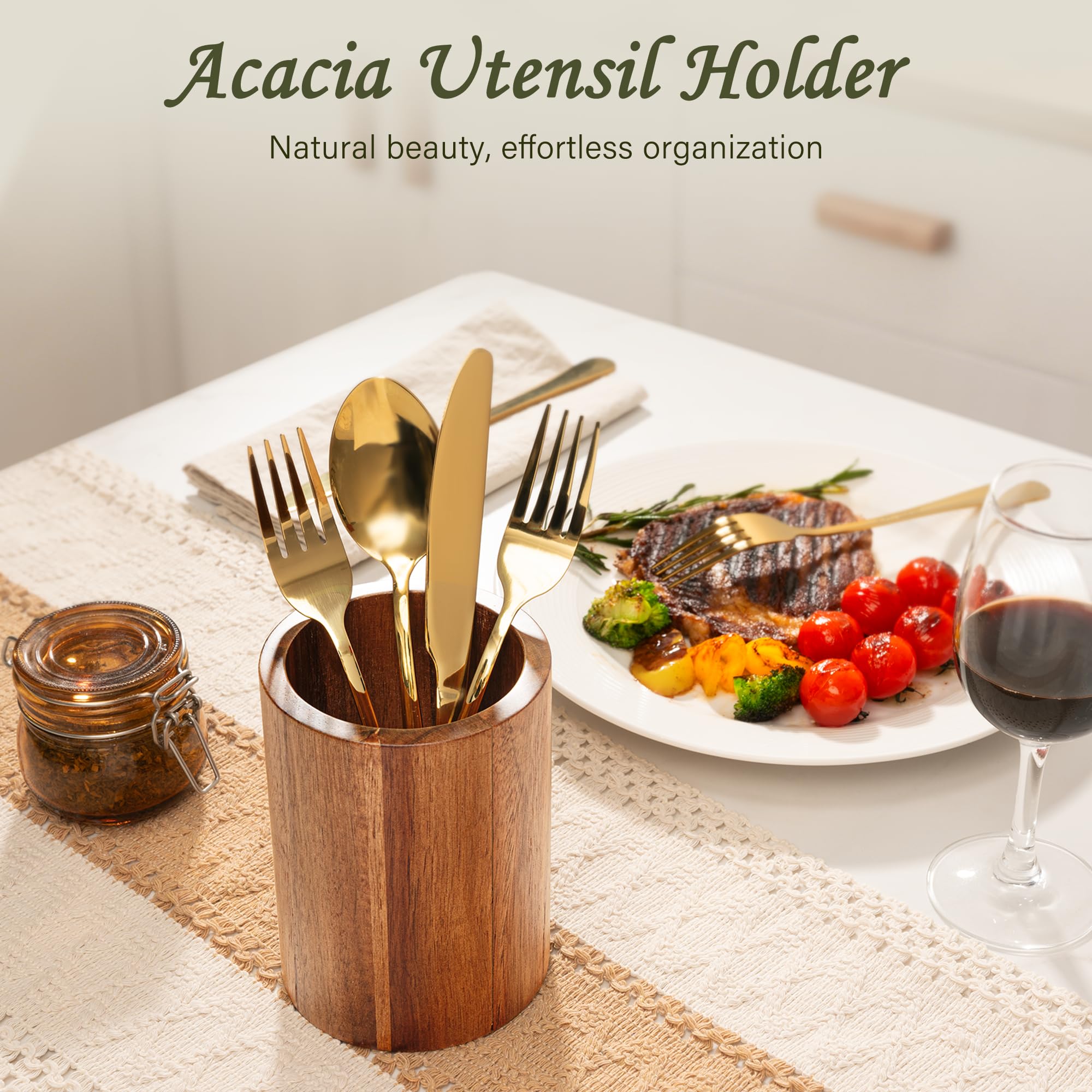 Criusia used as makeup brush holder showing versatile organization