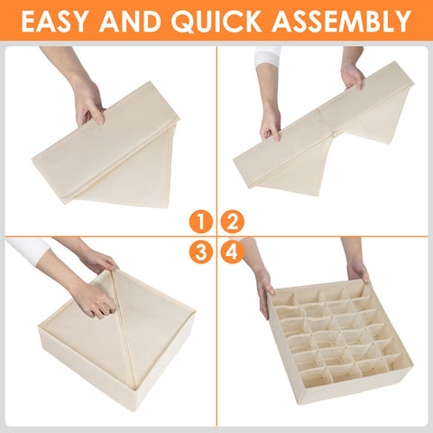 Criusia organizer next to hand showing compact size and capacity
