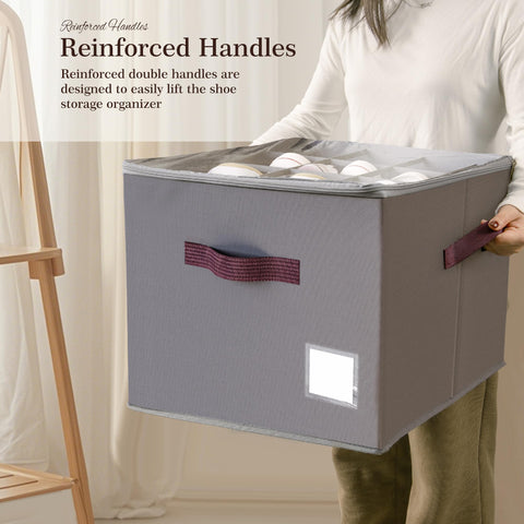 Criusia placed under bed to show compact footprint and hidden storage advantage