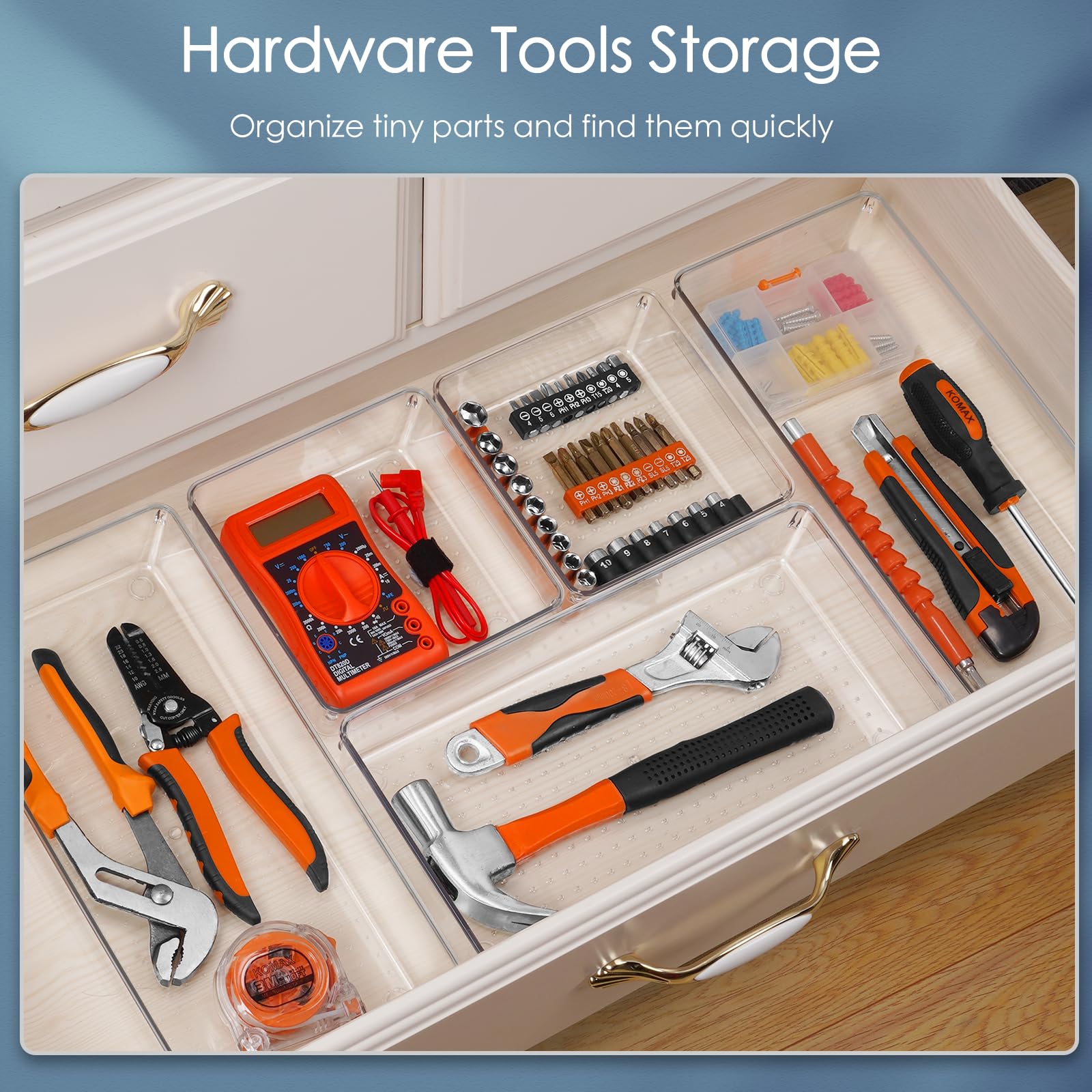 Criusia stacked trays showing compact storage and space-saving benefit