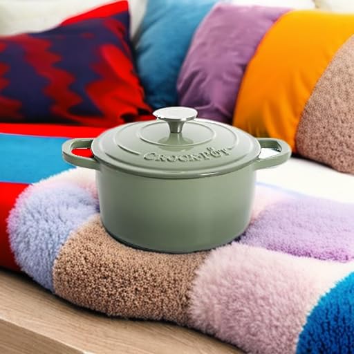 Crock‑Pot Artisan enamel interior closeup showing smooth finish for easy cleaning