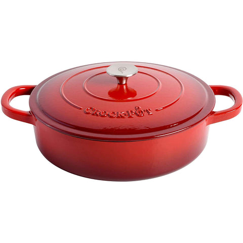 Crock-Pot braiser lid close-up showing self-basting design and moisture retention benefit