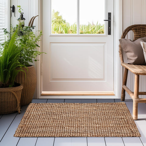 Croft&Cane close-up of chunky jute weave highlighting tactile natural texture