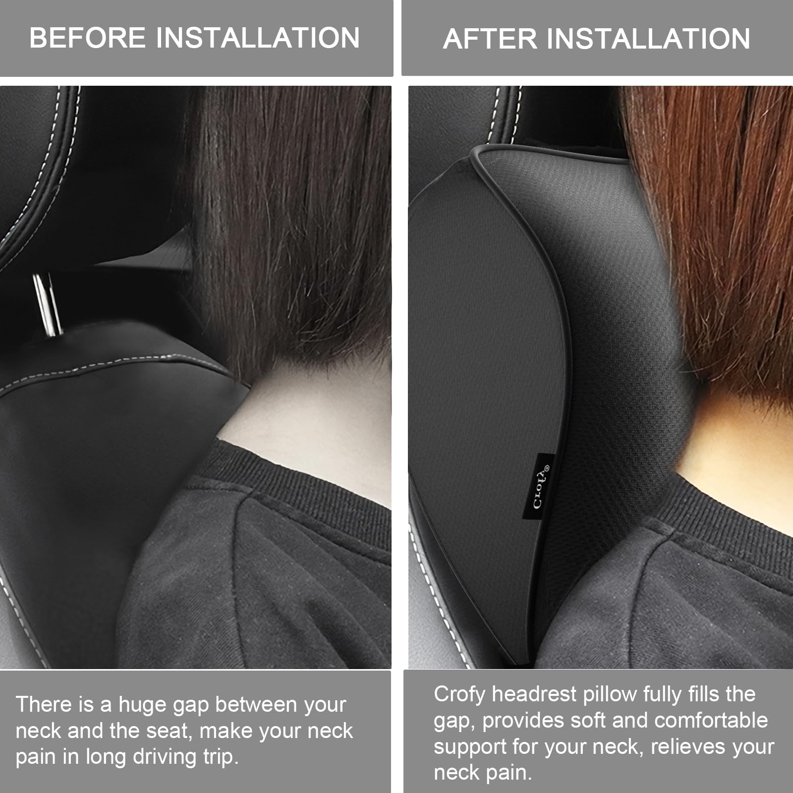 Crofy adjustable strap and buckle detail providing secure seat attachment