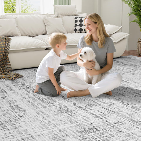 Crority with robot vacuum passing over smoothly demonstrating compatibility benefit