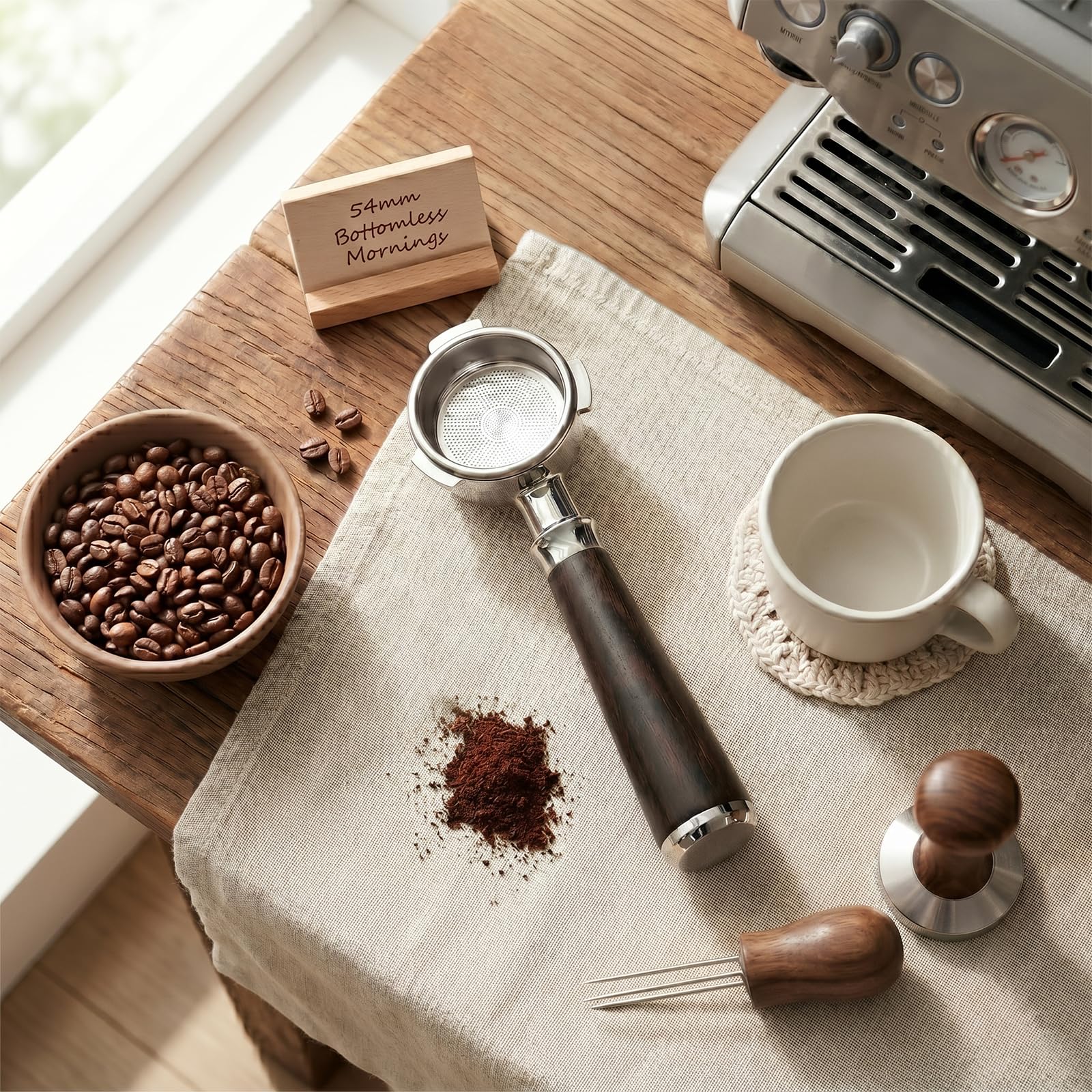 CrossCreek handle detail highlighting rosewood grain and ergonomic grip for comfort