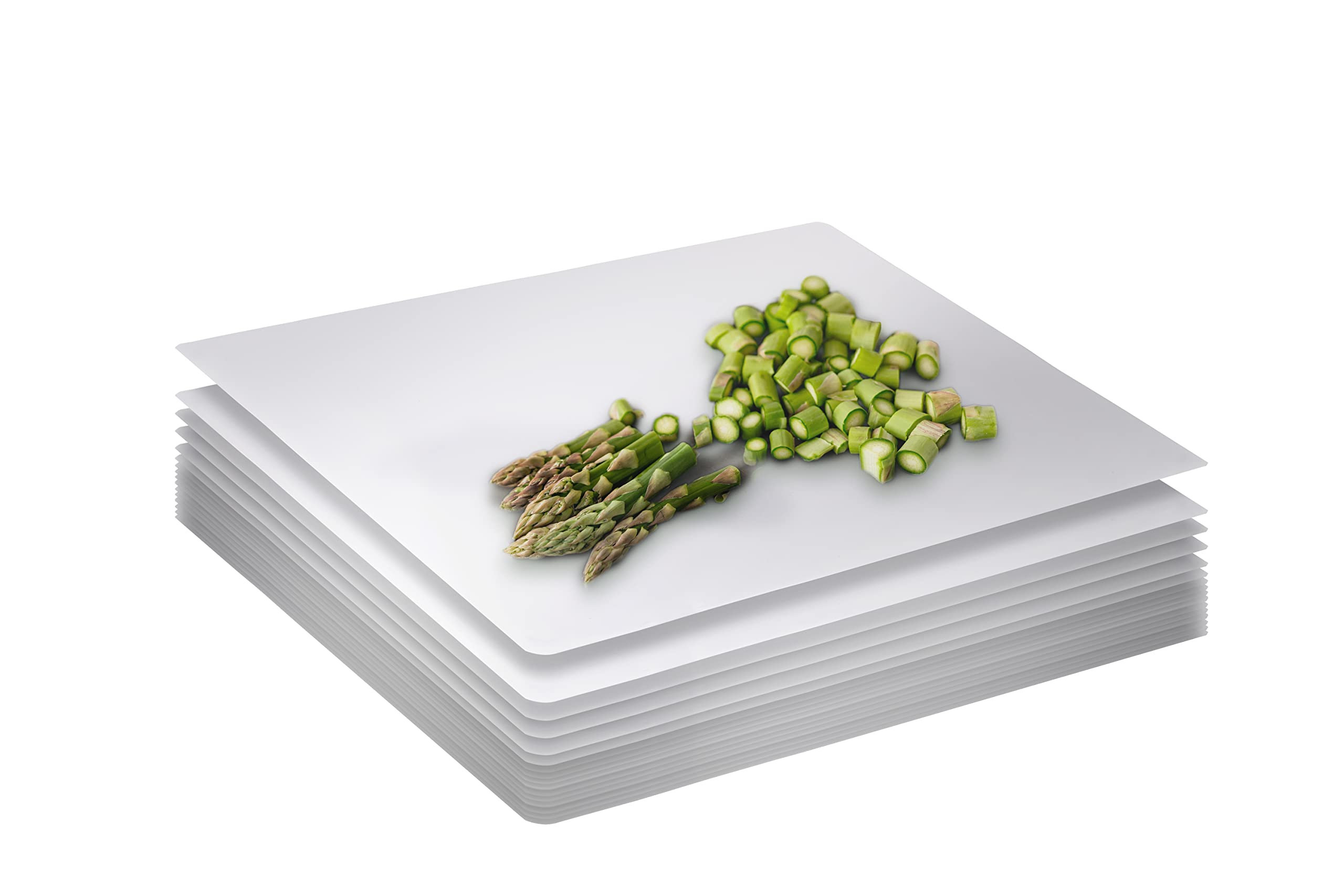 Crown Display front packaging showing 50-count recyclable sheets and convenience