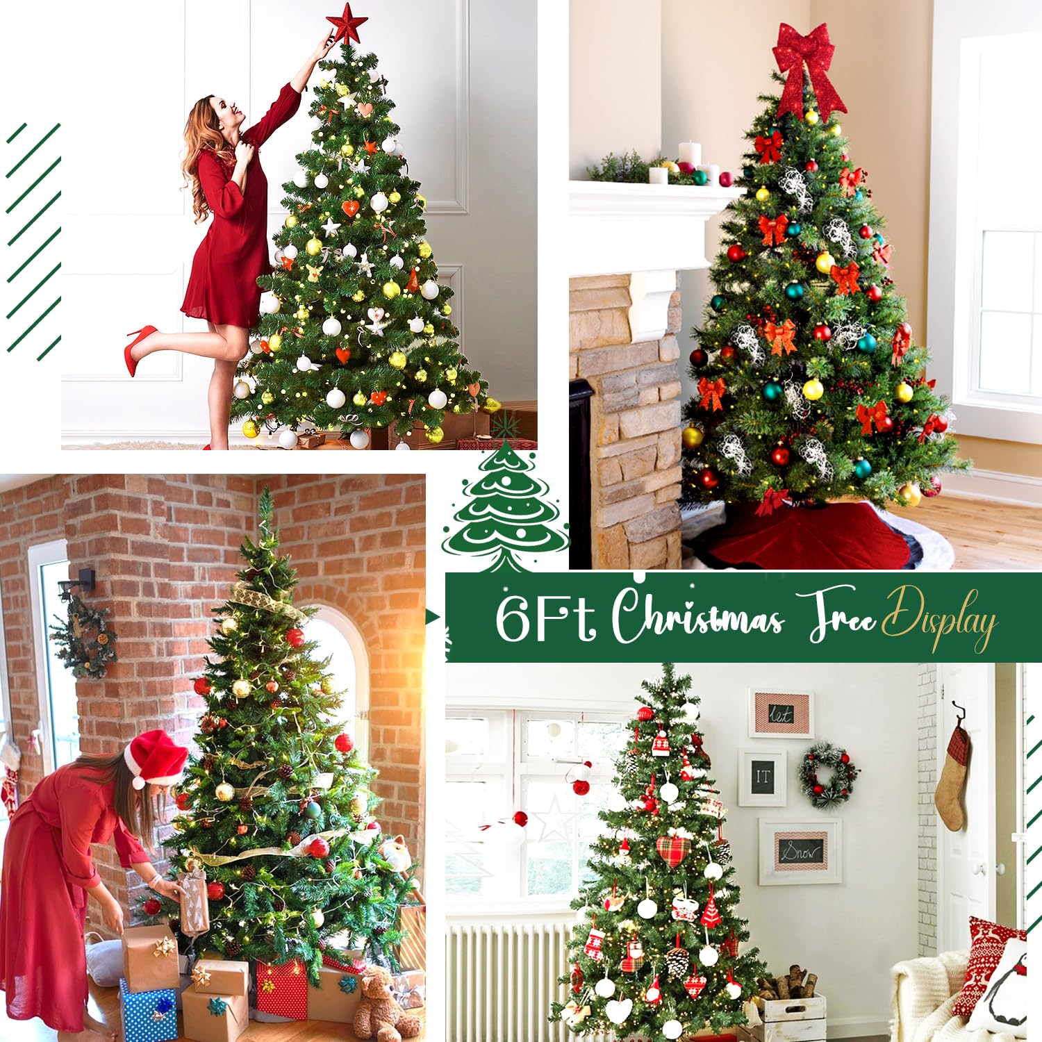 CRSTAFU tree next to sofa to illustrate 6ft scale and room fit