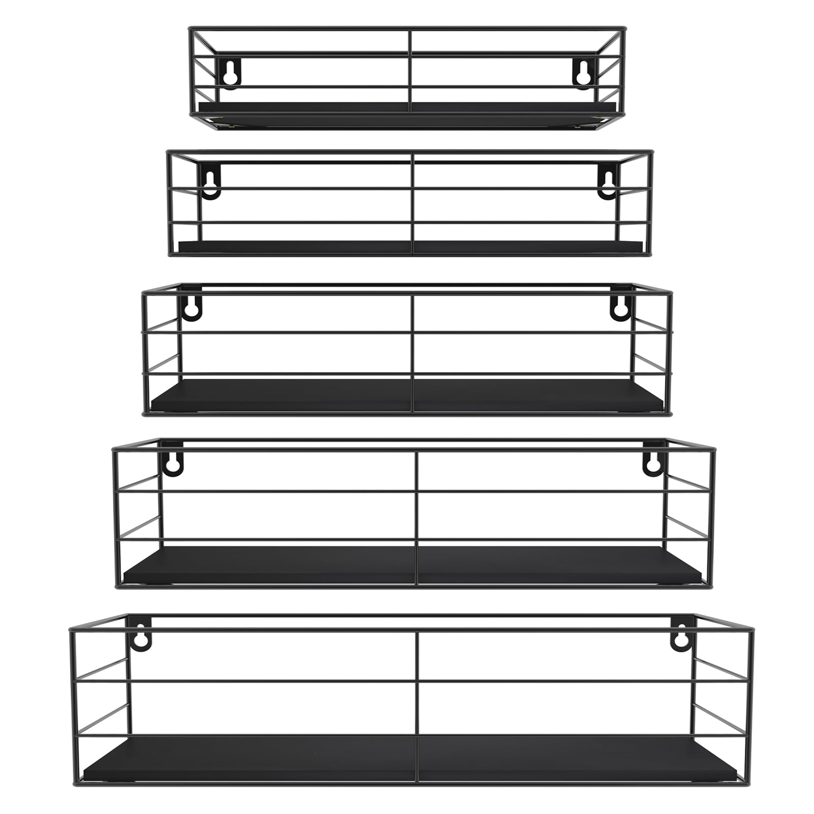 CRUGLA shelves styled with plants and frames demonstrating decorative use
