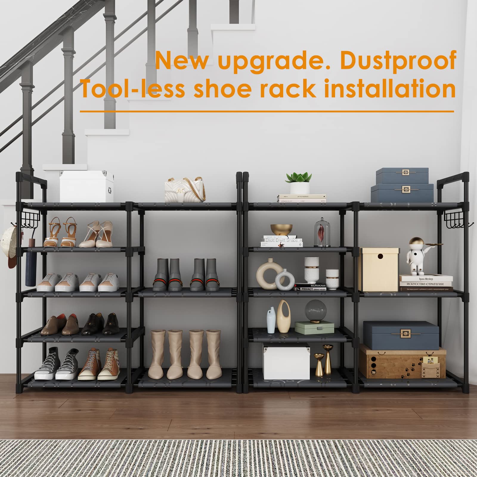 CSXGBAB with shoes for scale showing capacity and shelving layout
