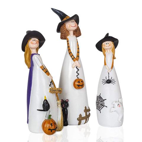 CT DISCOUNT STORE front view of three witches set showing cohesive display benefit