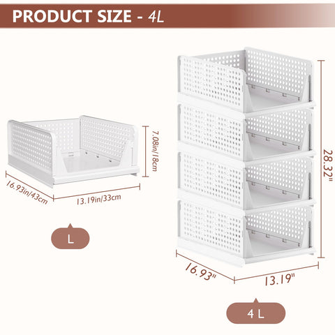 CTSNSLH folded flat organizer demonstrating compact storage and space-saving benefit