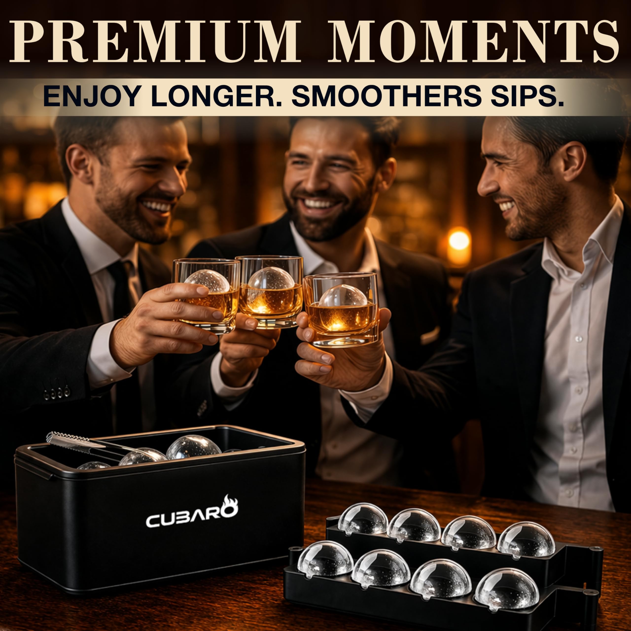 CUBARO silicone base releasing spheres for easy unmolding benefit