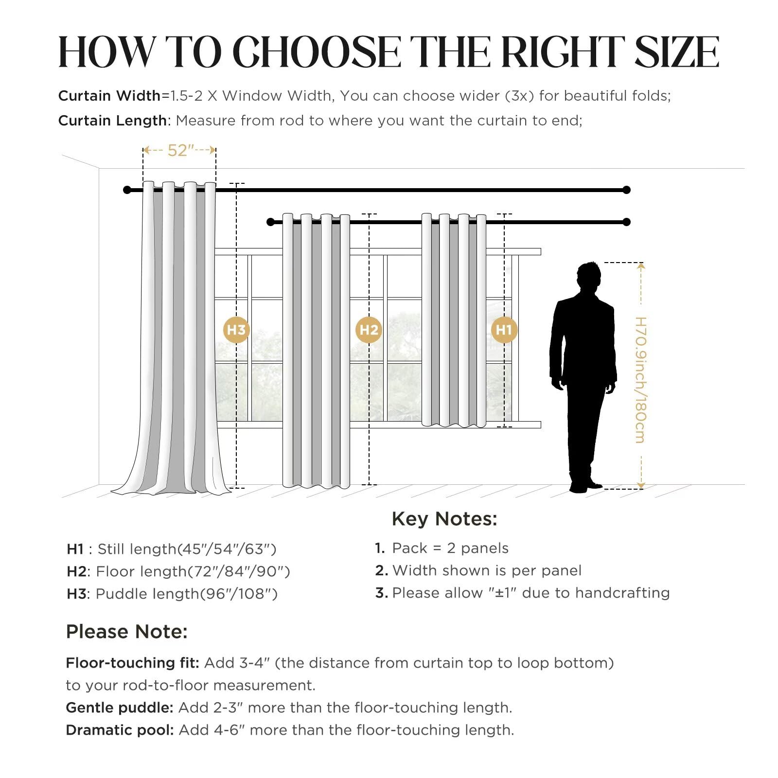 CUCRAF curtains at night blocking external light for better sleep