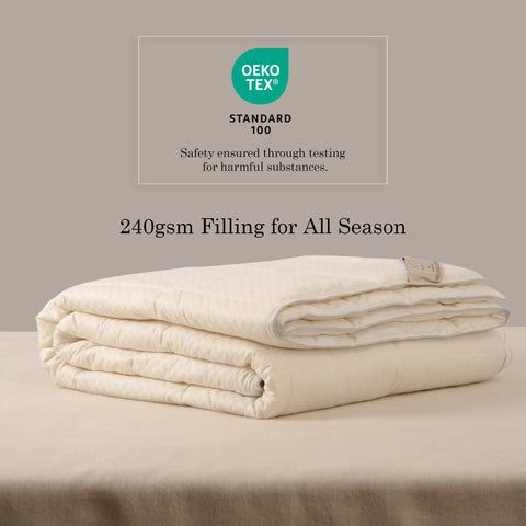 CUDDLE DREAMS jacquard cotton texture close-up highlighting soft, quiet surface for restful sleep