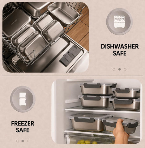Cuiselect clear 4-lock lid detail showing secure visible sealing
