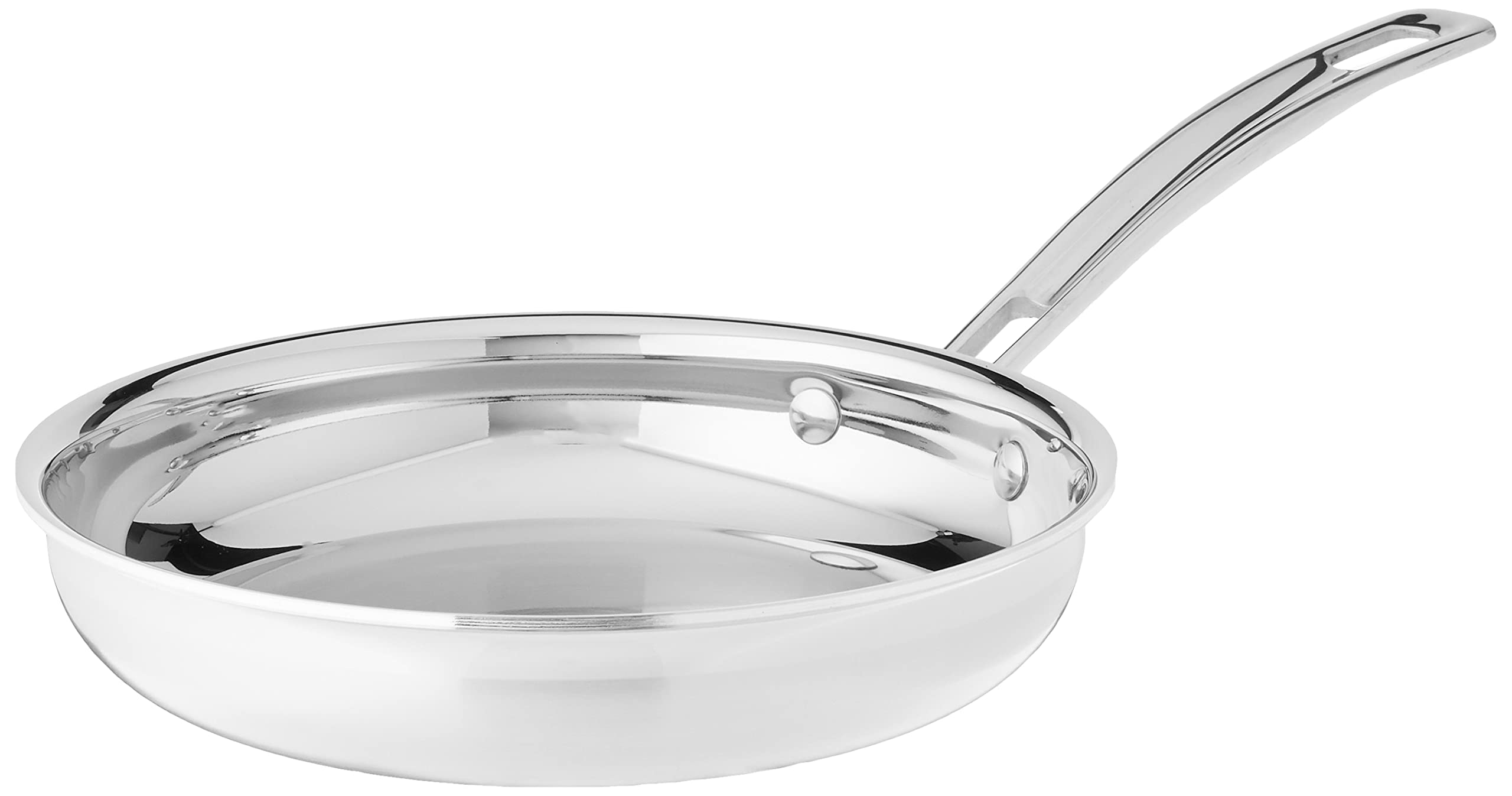 Cuisinart 8-inch skillet front view showing compact design and cooking versatility