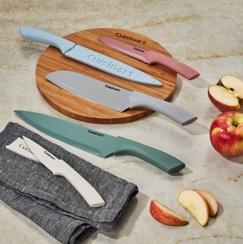 Cuisinart blade guards detail showing snug fit and safe storage protection