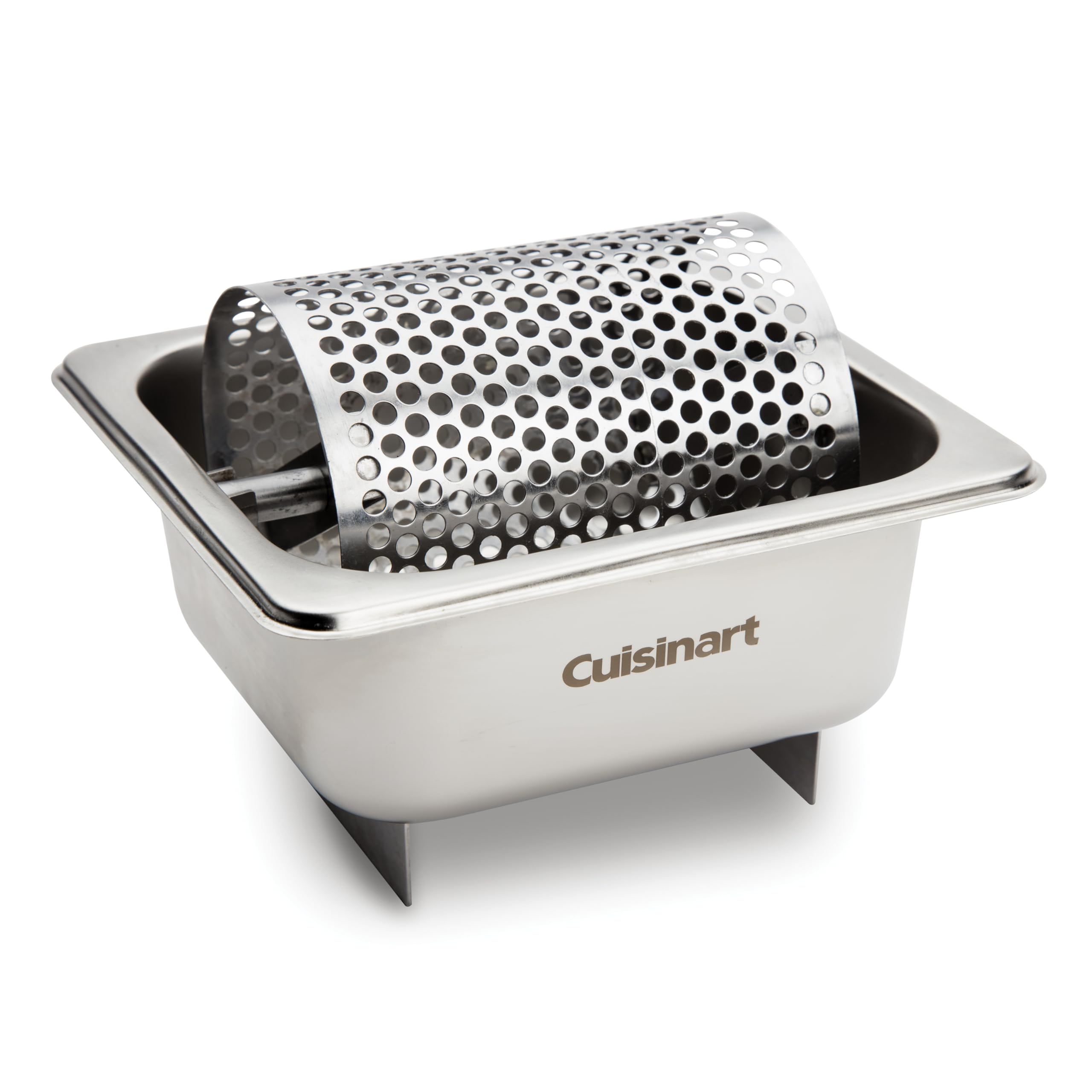 Cuisinart butter roller front view showing stainless steel and fast heating benefit