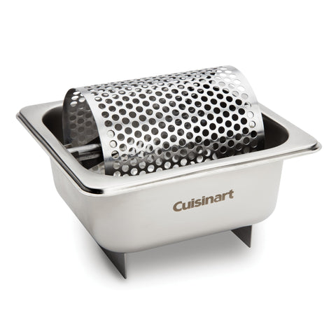 Cuisinart butter roller front view showing stainless steel and fast heating benefit