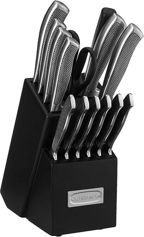 Cuisinart close-up of stainless steel blades highlighting precise cutting