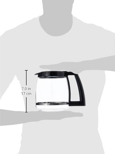 Cuisinart visible brewer markings on glass for accurate cup measurement