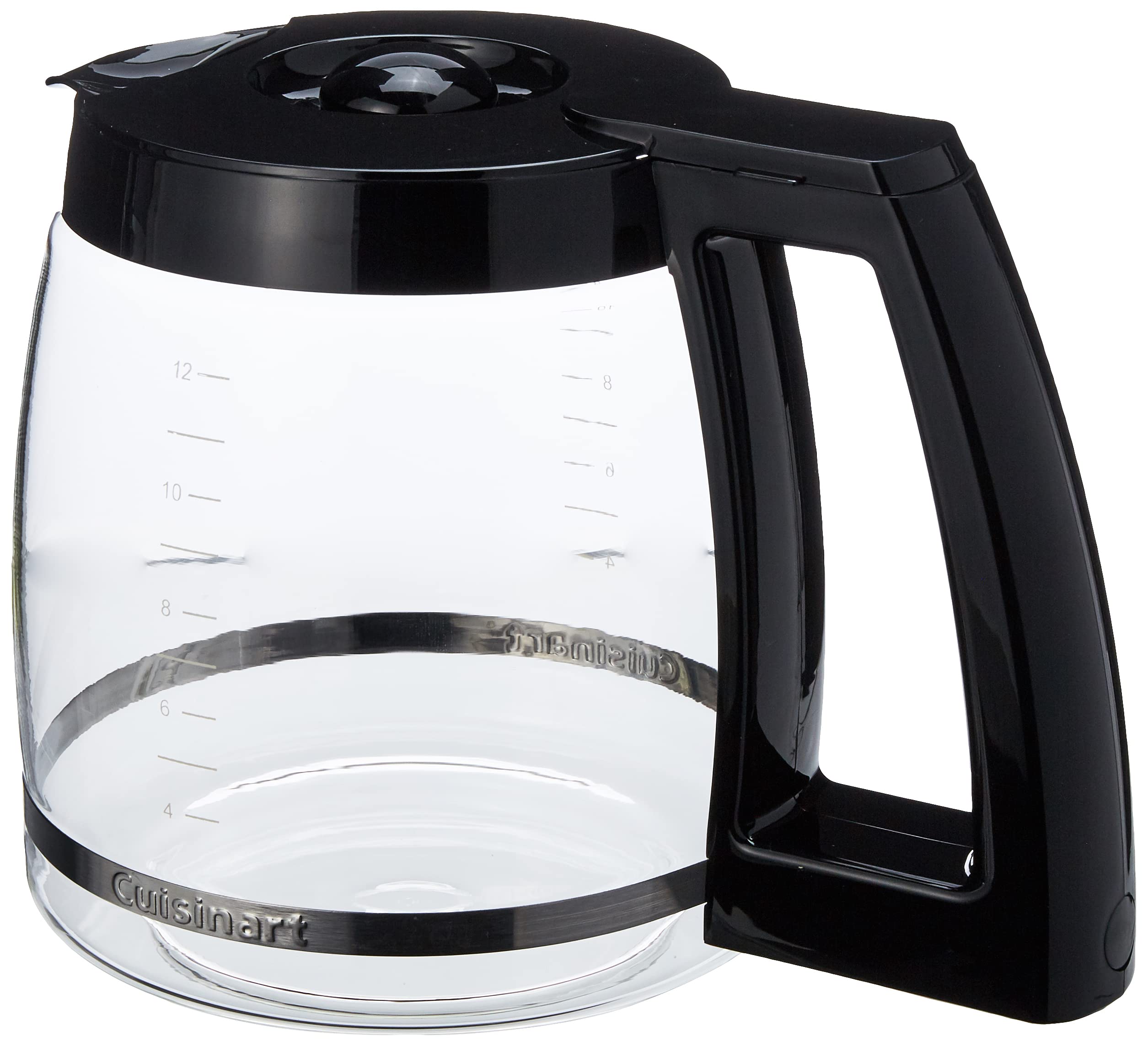 Cuisinart close-up of ergonomic black handle for comfortable grip