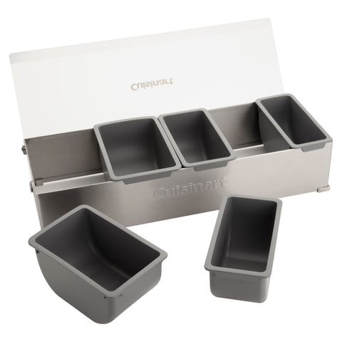 Cuisinart set on dishwasher rack demonstrating hassle-free cleaning