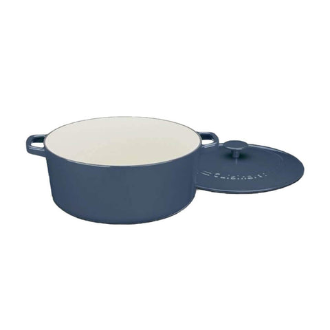 Cuisinart close-up of porcelain enameled interior highlighting nonreactive surface benefit