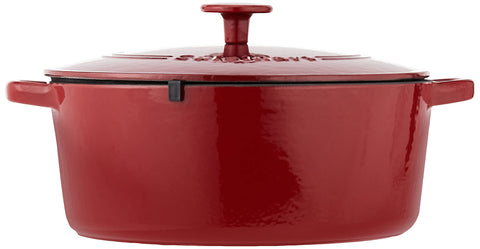 Cuisinart closeup of lid showing seal and heat retention advantage