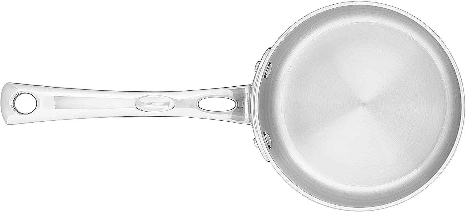 Cuisinart in kitchen use with sauce simmering showing practical small-batch cooking advantage