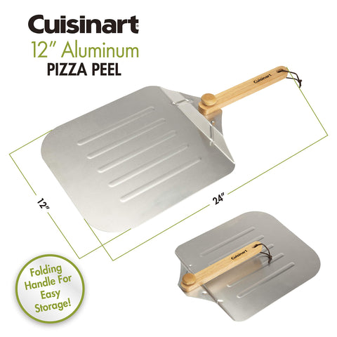 Cuisinart folded wooden handle compact storage keeps kitchen tidy
