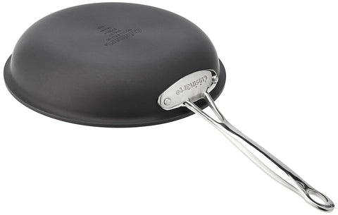 Cuisinart handle rivets detail showing secure grip and oven-safe benefit