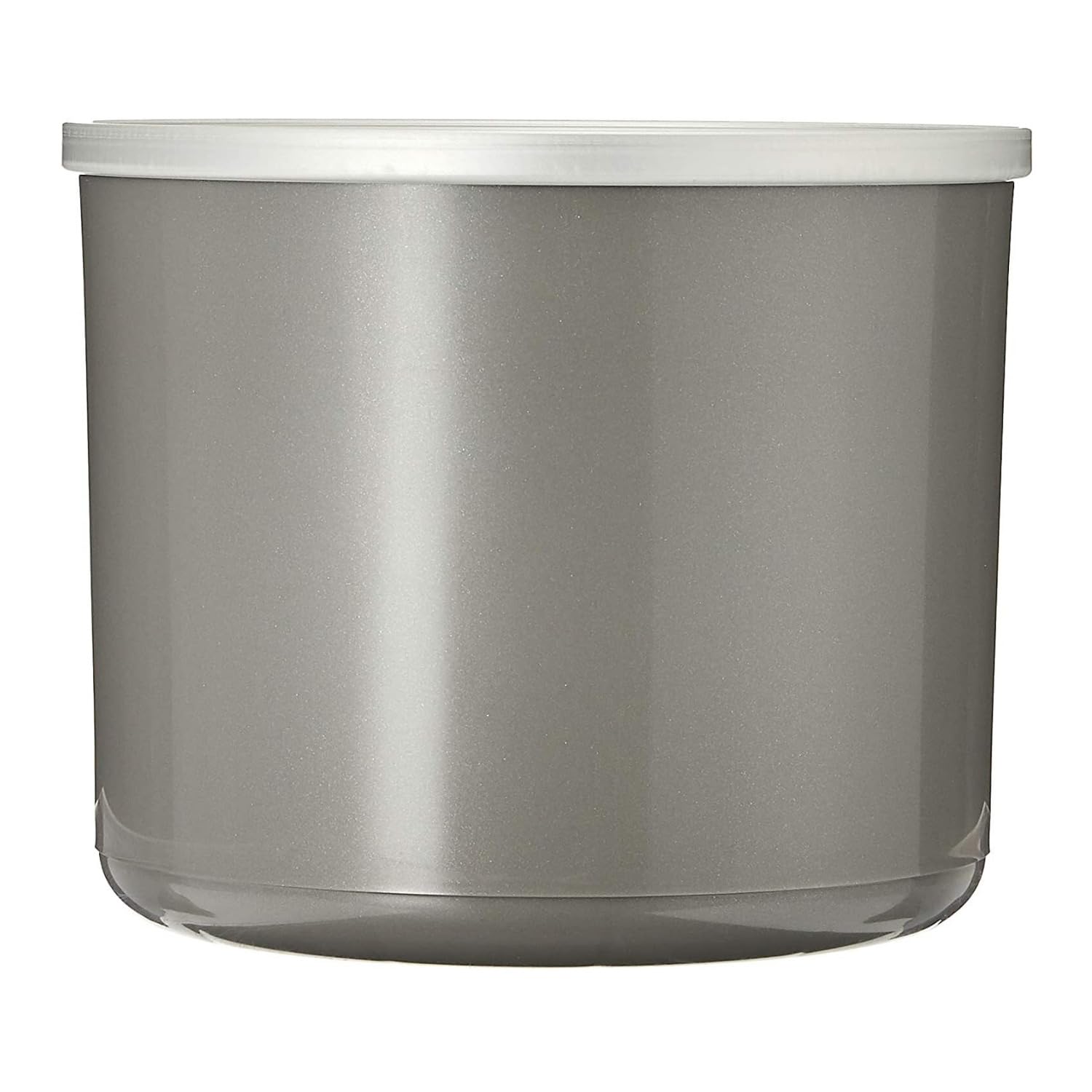 Cuisinart close-up of bowl inner surface highlighting smooth metal finish for even freezing