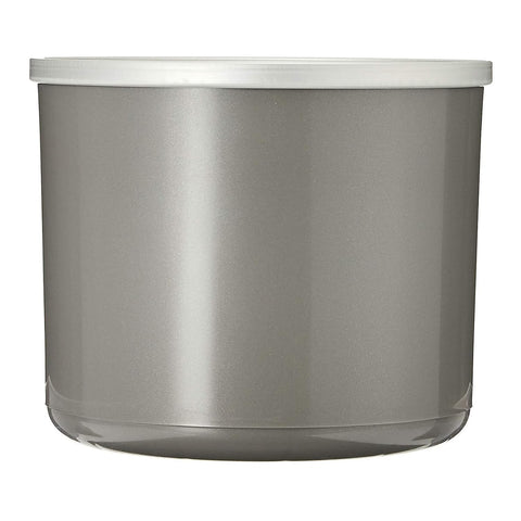 Cuisinart close-up of bowl inner surface highlighting smooth metal finish for even freezing