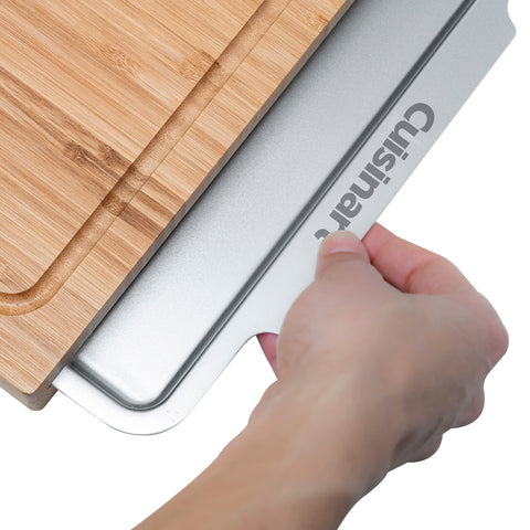 Cuisinart label and material marking indicating bamboo and BPA-free benefit