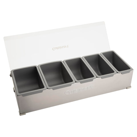 Cuisinart container label showing capacity markings for accurate portions